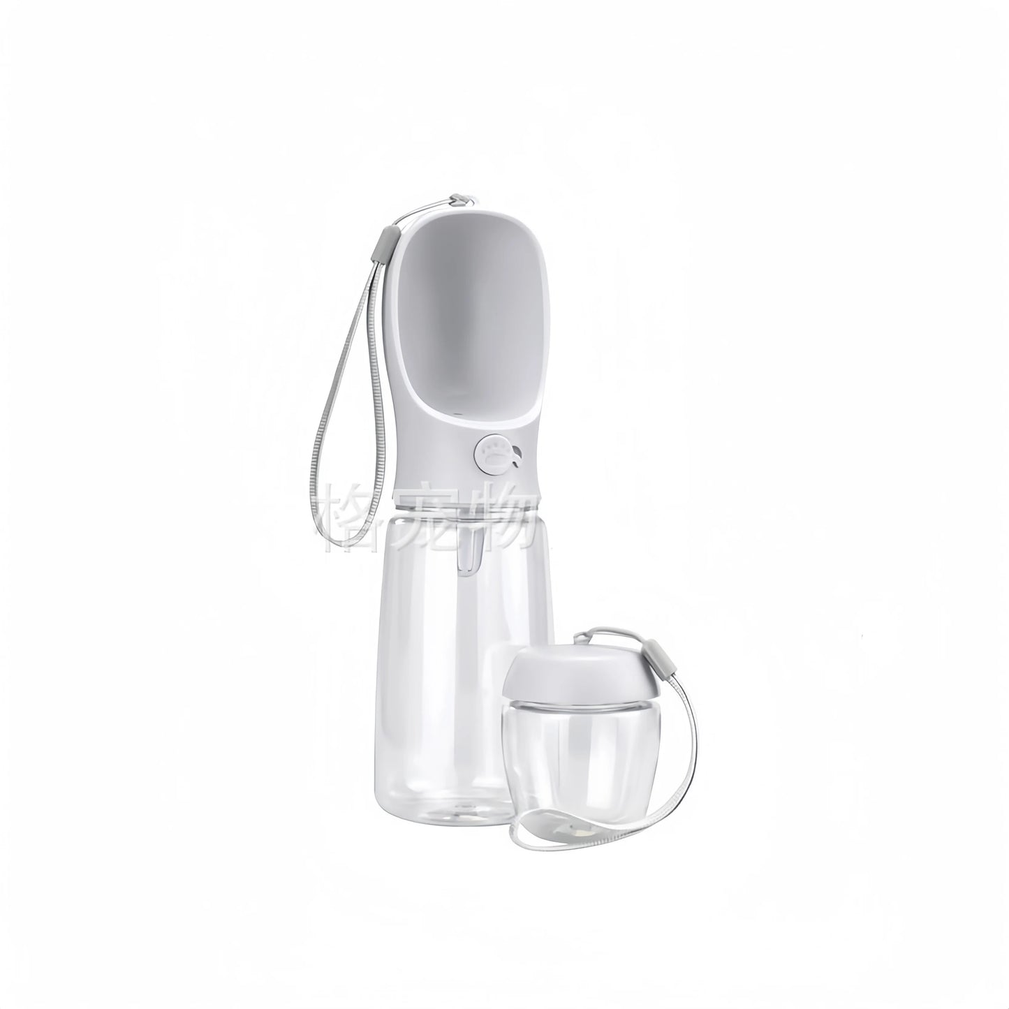 2 In1 Dog Cat Water Bottle with Storage Food and Water