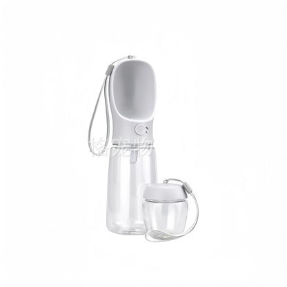 2 In1 Dog Cat Water Bottle with Storage Food and Water